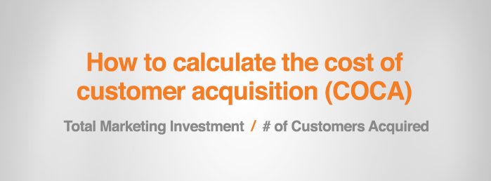 Marketing Analytics - COCA Formula